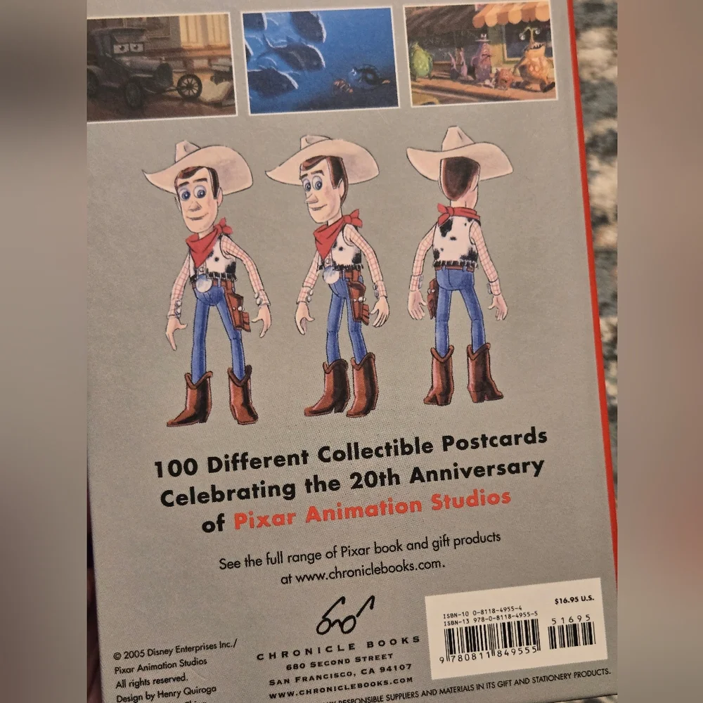 Disney The Art of Pixar Postcards Collectible